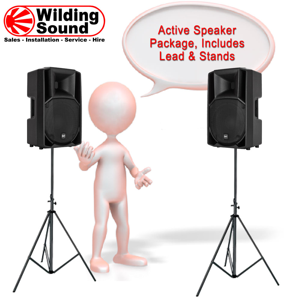 Amplifier and Speaker Hire Package 2