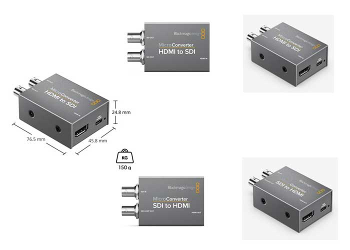 HDMI to HD-SDI converters for hire