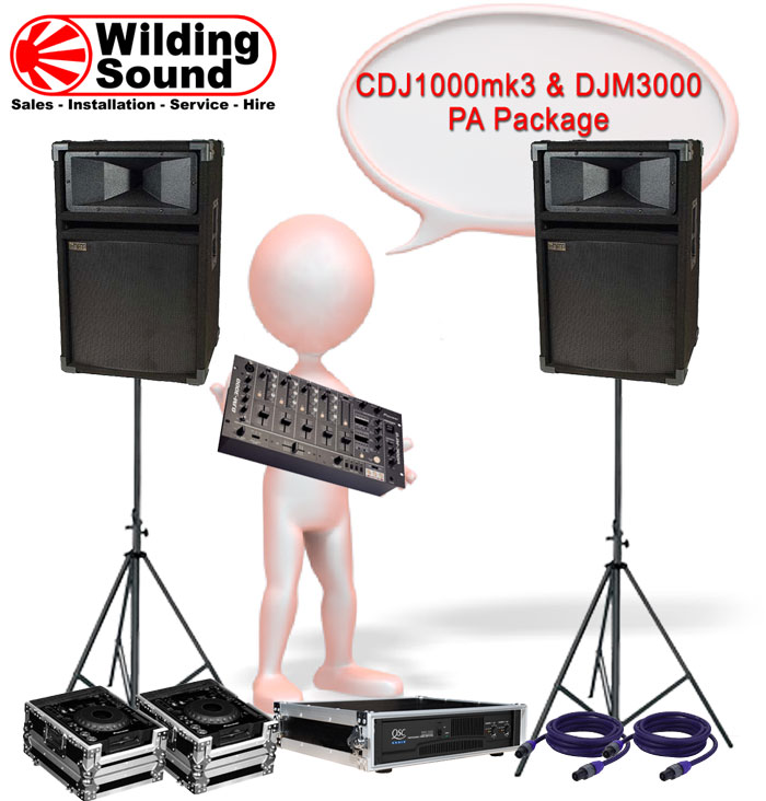 CDJ1000mk3 and DJM3000 Package 3