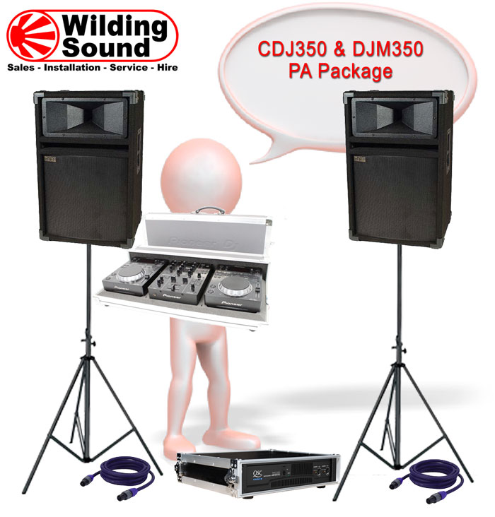 CDJ-350 and DJM-350 Hire Package 3
